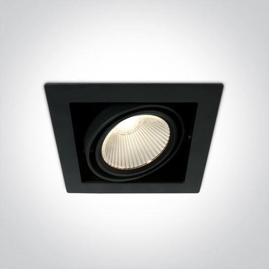 ONE Light LED Downlight 30W 2700lm 3000K CRI90 38° IP20 Black 51130/B/W