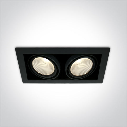 ONE Light LED Downlight 2W 2lm 3000K CRI90 38° IP20 Black 51230/B/W